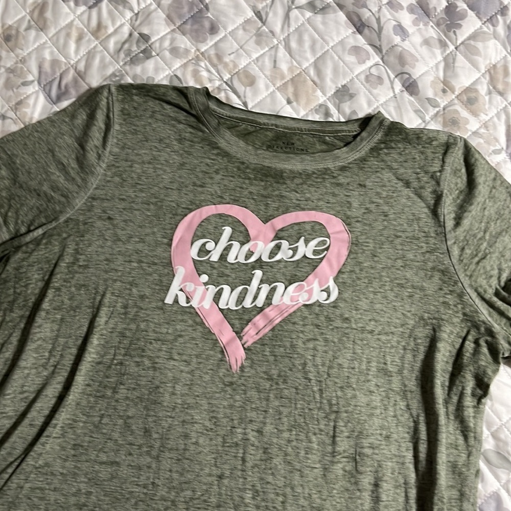 Soft New Directions thin Choose Kindness tshirt 1X
